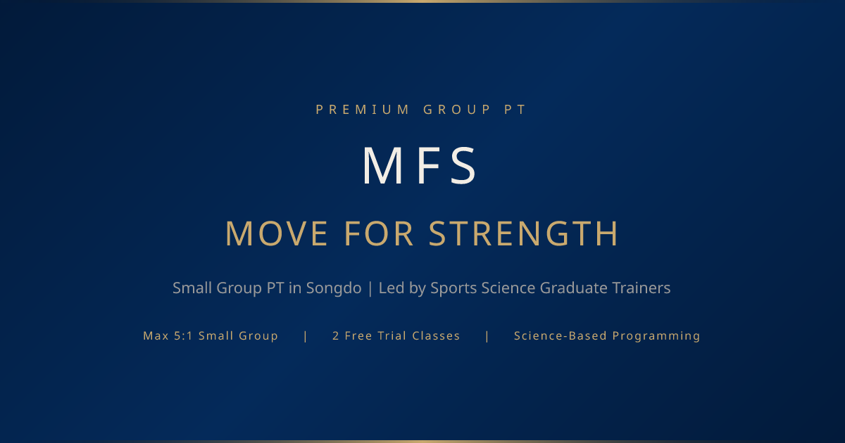 MFS MOVE FOR STRENGTH | Premium Small Group PT in Songdo
